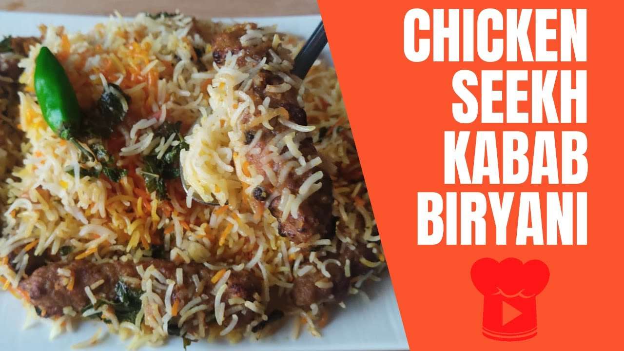 Delight Chicken Seekh Kabab Biryani Recipe | WowMammaKitchen