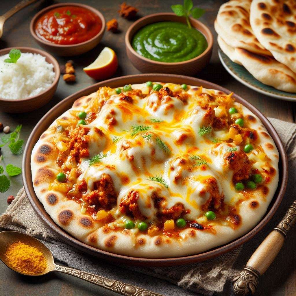 Chicken Keema with Cheese