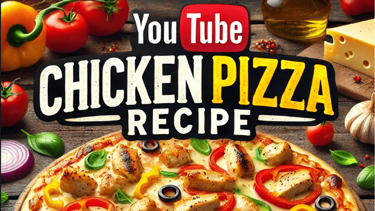 🍕 Best Chicken Tikka Pizza Ever! Easy Homemade Recipe 🍕